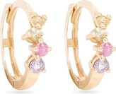 Thumbnail for your product : STONE AND STRAND Unicorn Burst Huggie Hoop Earrings