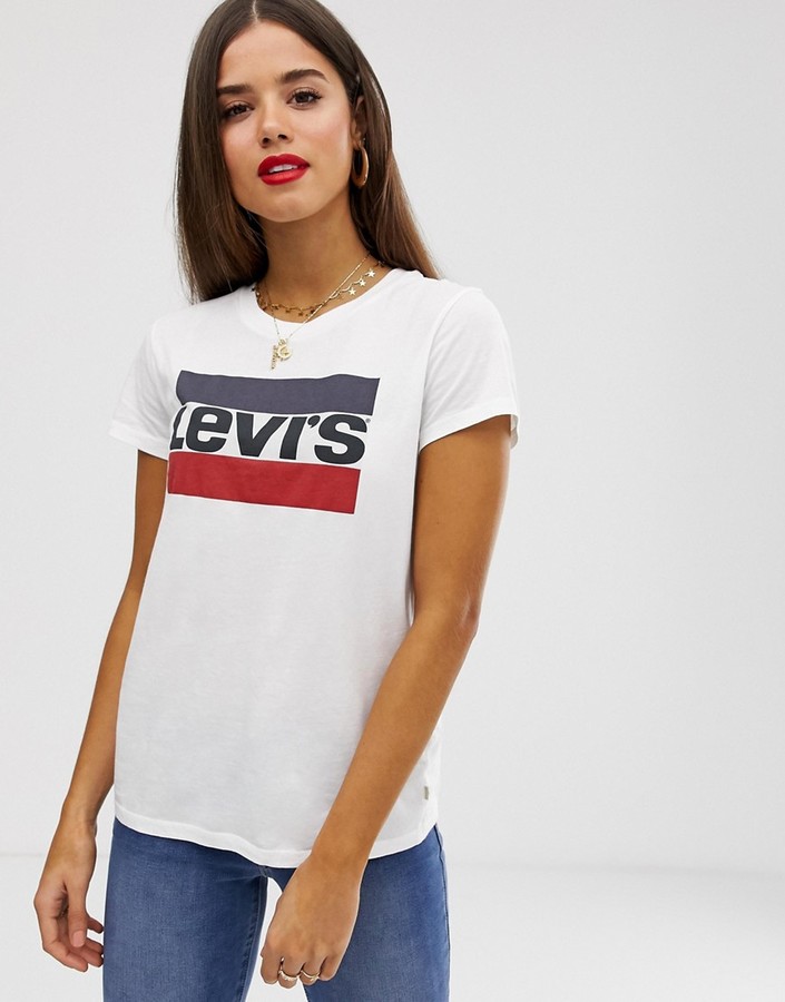 Levis t shirts women's sale Clearance