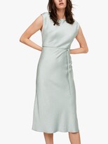 Thumbnail for your product : MANGO Satin Midi Dress, Silver