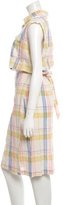 Thumbnail for your product : Creatures of Comfort Plaid Natasha Shirtdress w/ Tags