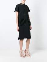 Thumbnail for your product : Christopher Kane keyhole detail organza dress