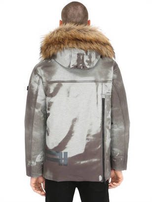AI Riders On The Storm Color Changing Ripstop Parka W/ Faux Fur