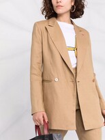 Thumbnail for your product : Manuel Ritz Long-Line Double-Breasted Blazer