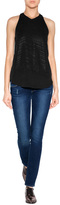 Thumbnail for your product : A.L.C. Embellished Silk Carmen Top