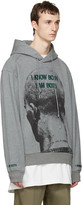 Thumbnail for your product : Juun.J Grey i Know Both I Am Both Hoodie