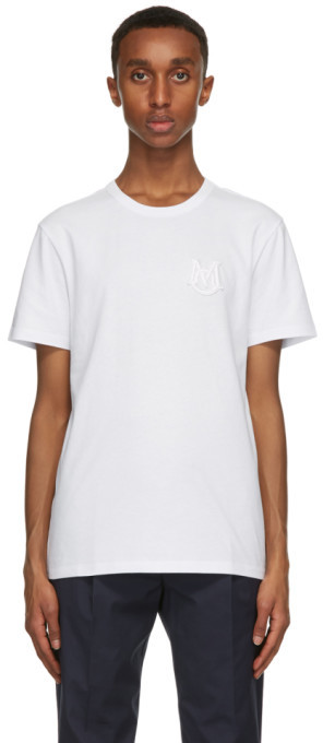 plain white moncler t shirt