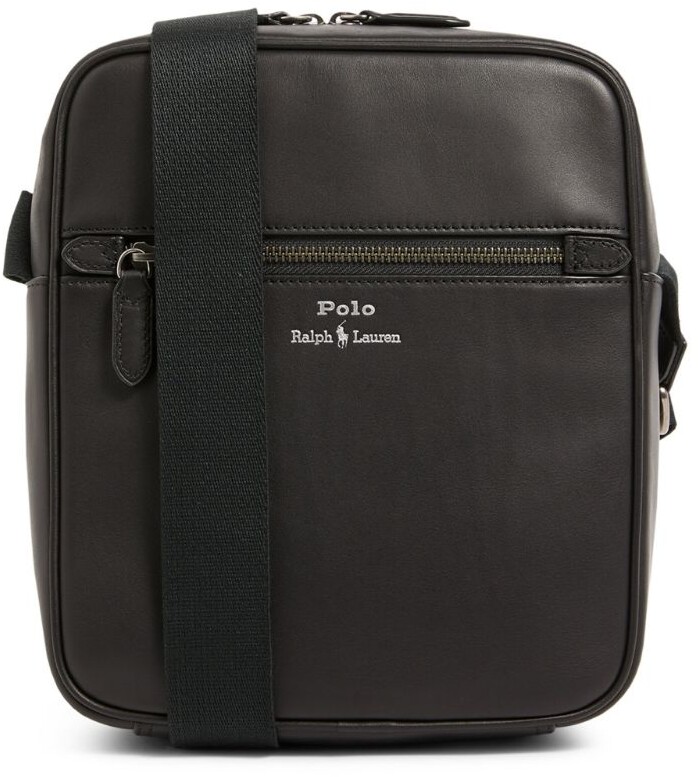 Polo Ralph Lauren Leather Polo Messenger Bag - ShopStyle