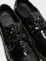 Thumbnail for your product : Dr. Martens New Womens 1461 Reversible Sequin Shoes In Black Silver Womens