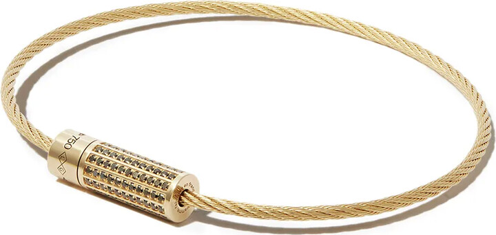Le Gramme 18kt yellow gold 9G Cable bracelet