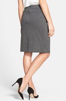 Thumbnail for your product : Jones New York 'Lucy' Pinstripe Ponte Pencil Skirt