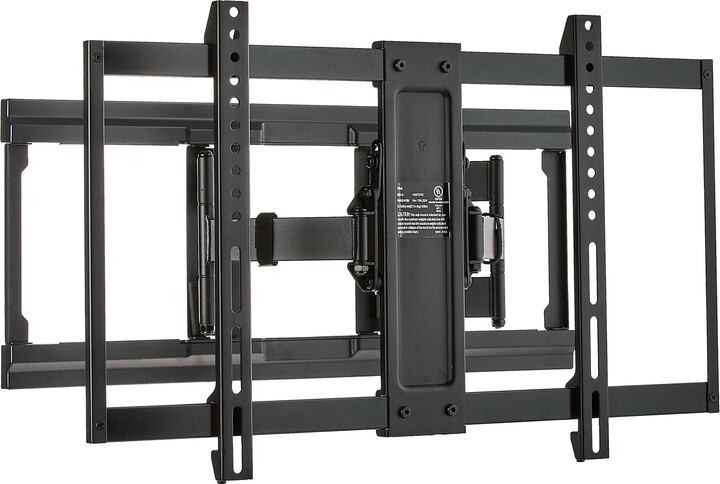 onn Ultra-slim Full Motion TV Wall Mount for 50" to 86" TVs, UL Listed, swivel ±45°, up to +5°/-20° Tilting