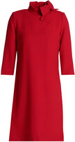 Thumbnail for your product : Goat Ava Bow-embellished Wool-crepe Mini Dress