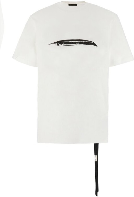 Ann Demeulemeester Motif Printed Crewneck T-Shirt