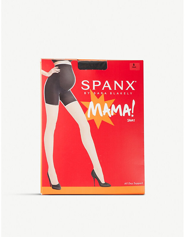 Spanx Womens Black Mama Power Knitted Shorts - ShopStyle Shapewear