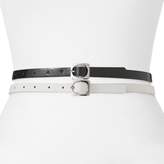Thumbnail for your product : Apt. 9 Reversible Skinny Belt Set