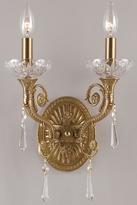 Thumbnail for your product : Paris Flea Crystal Two-Light Sconce