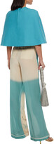 Thumbnail for your product : Valentino Printed Dégradé Silk Crepe De Chine Wide-leg Pants