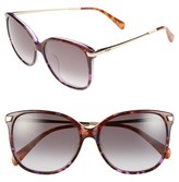 Thumbnail for your product : Toms 'Sandela' 56mm Sunglasses