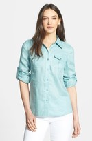 Thumbnail for your product : Tory Burch 'Brigitte' Military Shirt