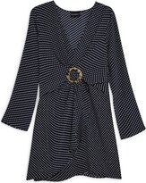 Thumbnail for your product : Topshop Tortoise Ring Minidress