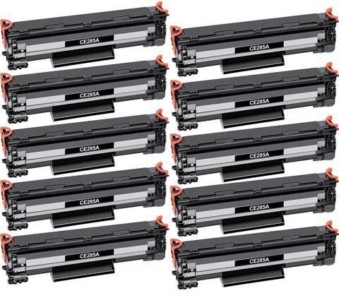 Ninestar Corporation 10 Pack New Toner Cartridge For HP 85A CE285A Compatible with HP LaserJet Pro 1130 1132 1134 1136 1137 1138 1139 1210 1212f 1212nf 1213nf 1214nfh...