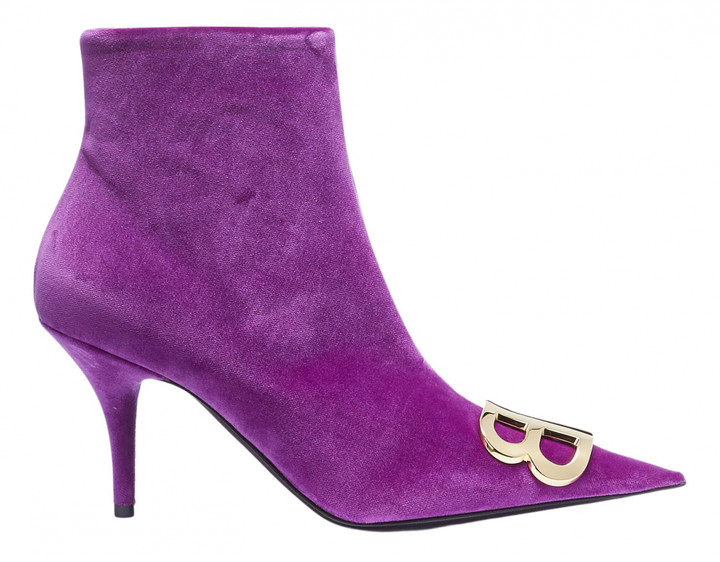 balenciaga bottes violet