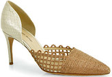 Thumbnail for your product : Alexandre Birman 1368006 - Woven Python D'orsay