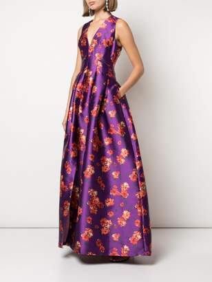 Sachin + Babi floral print ball gown