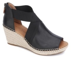 elastic espadrille sandals