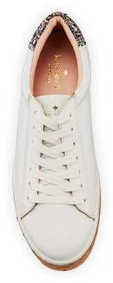 Kate Spade Amy Cork Embellished Sneaker, White