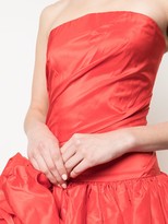 Thumbnail for your product : Oscar de la Renta Ruffle-Detail Strapless Gown