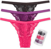 Thumbnail for your product : Cosabella Never Say Never Skimpie Thong 3 Pack NSNPC3221