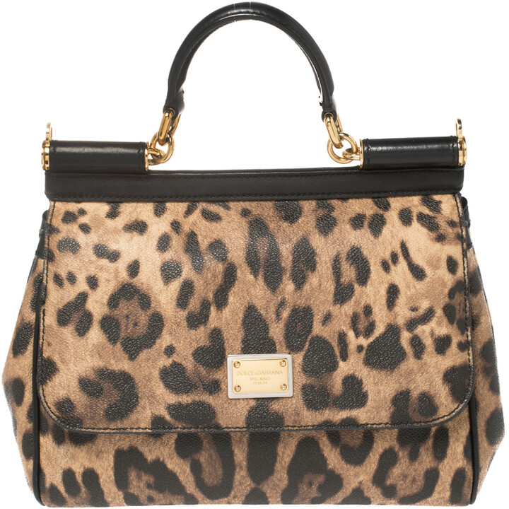 dolce and gabbana leopard bag