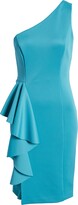 Thumbnail for your product : Eliza J One-Shoulder Ruffle Scuba Dress