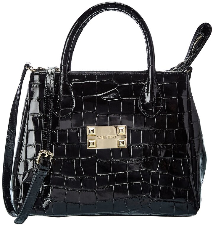 Valentino By Mario Valentino Ally Croc-Embossed Leather Tote - ShopStyle  Shoulder Bags