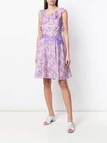 Thumbnail for your product : Blumarine floral print lace trim dress