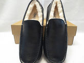 Thumbnail for your product : UGG Authentic ASCOT 5379 BLK BLACK Leather Sheepskin Men size 9