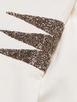 Thumbnail for your product : Safiyaa Embellished Waist Long Sleeve Gown