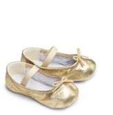 Thumbnail for your product : Bloch Infant's Angelica Metallic Leather Ballet Flats