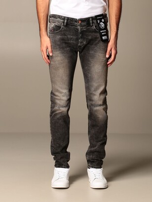 Diesel Sleenker jeans in skinny used denim - ShopStyle