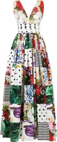 Thumbnail for your product : Dolce & Gabbana Mix Print Long Dress