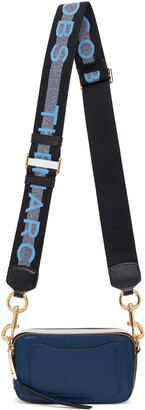 Marc Jacobs Navy 'The Logo Strap Snapshot' Bag