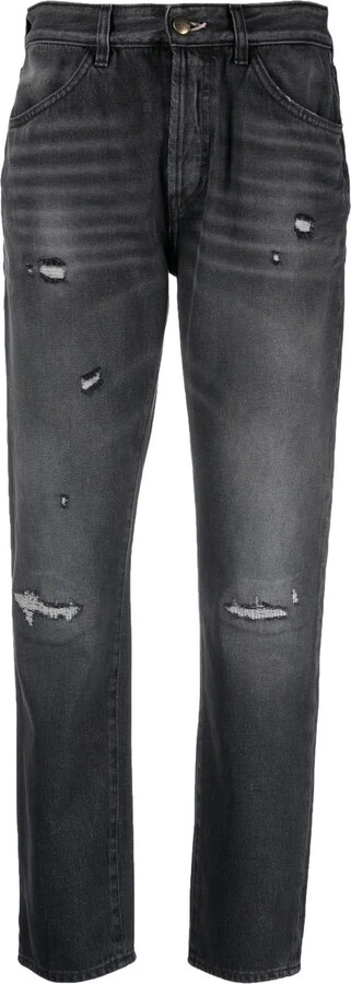 Washington Dee Cee Ripped Slim-Cut Jeans