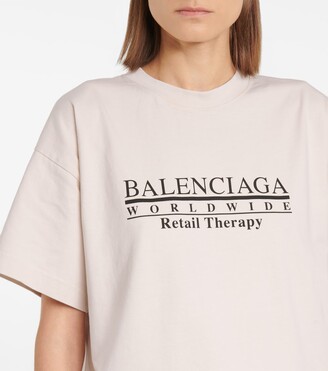 Balenciaga Retail Therapy cotton jersey T-shirt