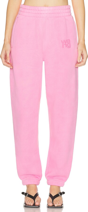 Alexander Wang Essential Terry Classic Sweatpant in Pink