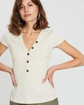Thumbnail for your product : Atmos & Here ICONIC EXCLUSIVE - Yalda Button Front Top