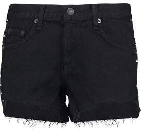 Rag & Bone Embellished Denim Shorts