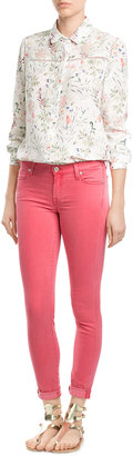 7 For All Mankind Cotton Jersey Skinny Jeans