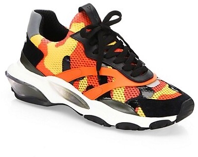 valentino orange sneakers
