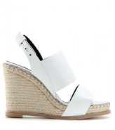 Thumbnail for your product : Balenciaga Leather espadrille wedge sandals